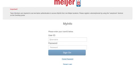 Sign On. . Workdaymeijer login